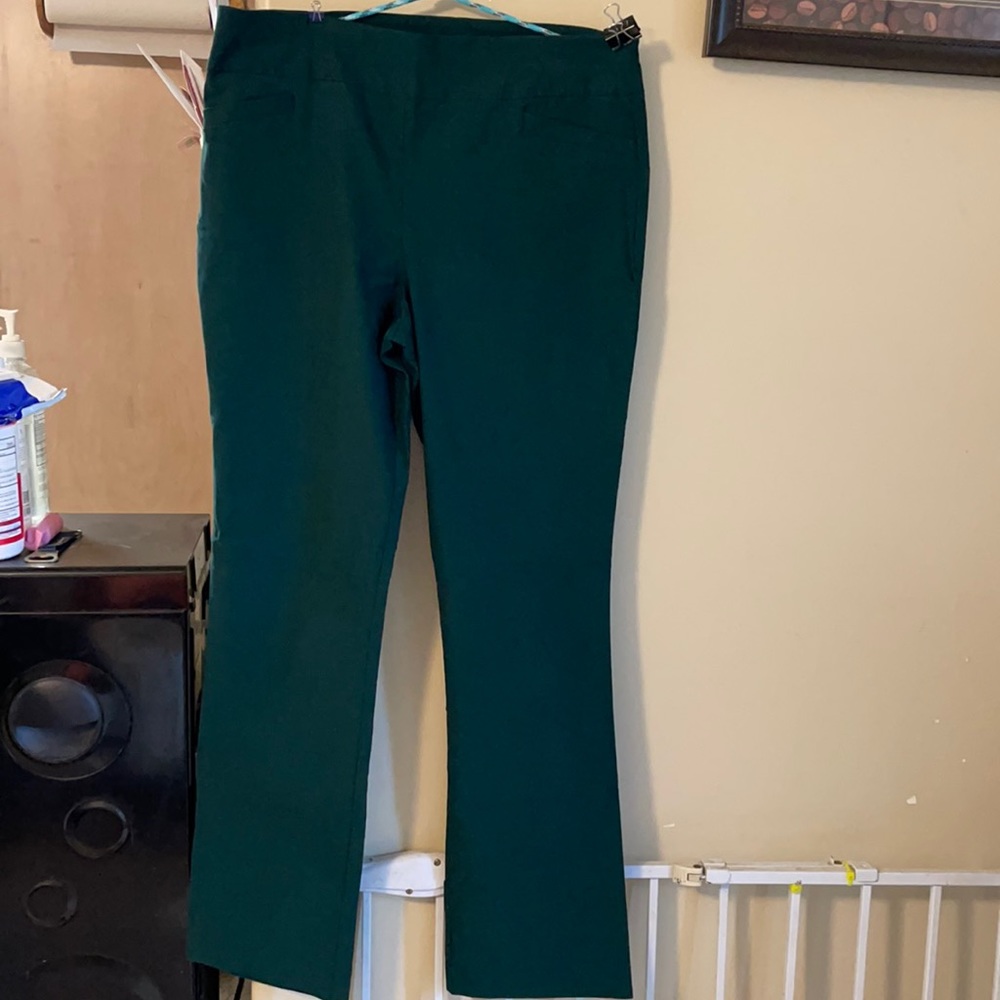 Emerald green dress pants
